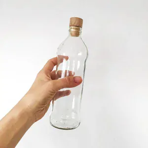 Sklenená fľaša na vodu 0,5l