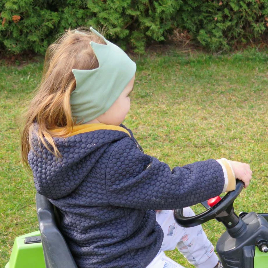 Rozprávková čelenka jemná Zelená