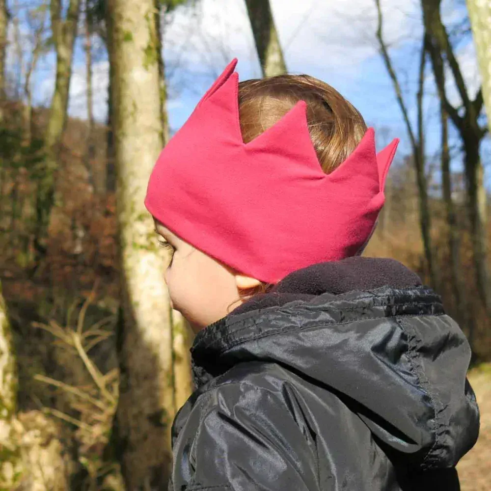 Čelenka korunka ČERVENÁ