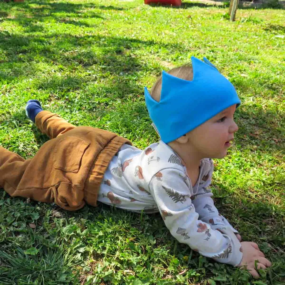 Rozprávková čelenka korunka MODRÁ