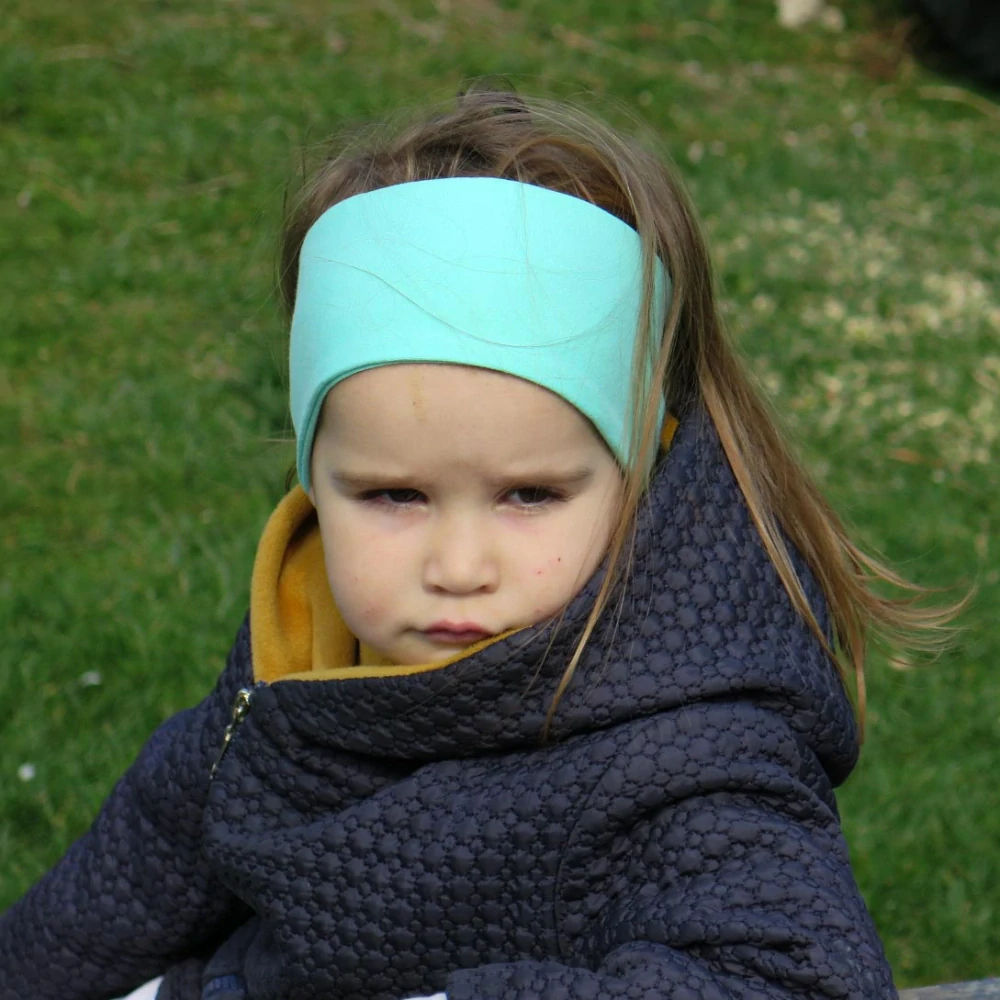 Bavlnená čelenka MINT