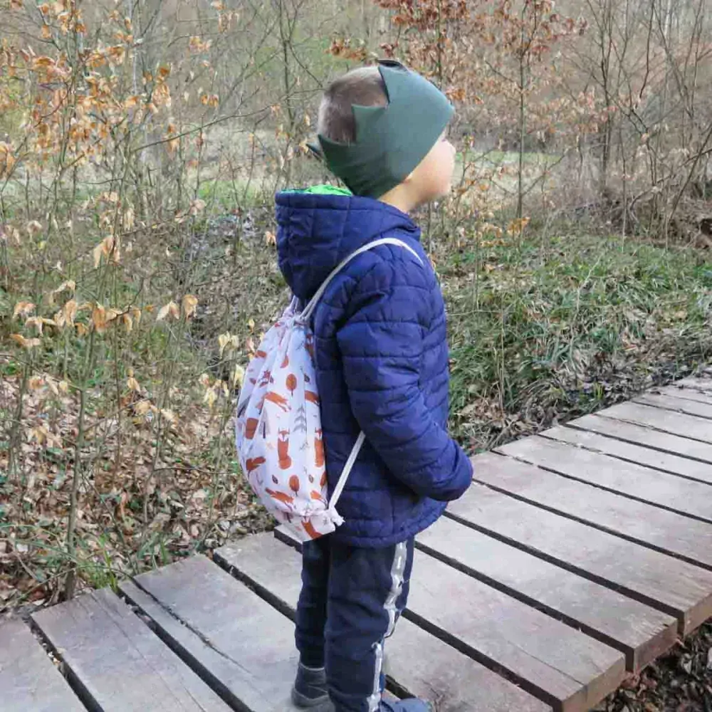 Nepremokavé vrecko na prezúvky alebo plavky LÍŠKA v lese