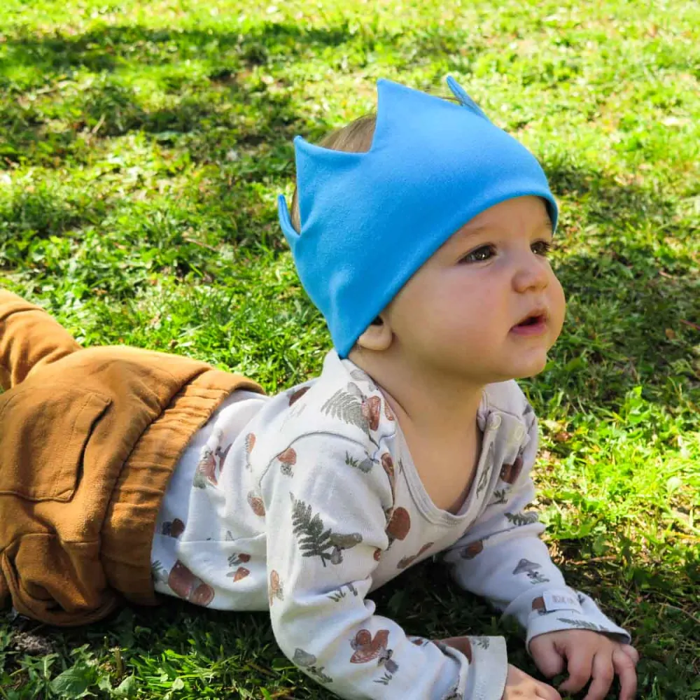 Rozprávková čelenka korunka MODRÁ