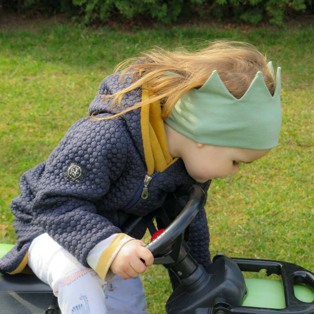 Rozprávková čelenka jemná Zelená