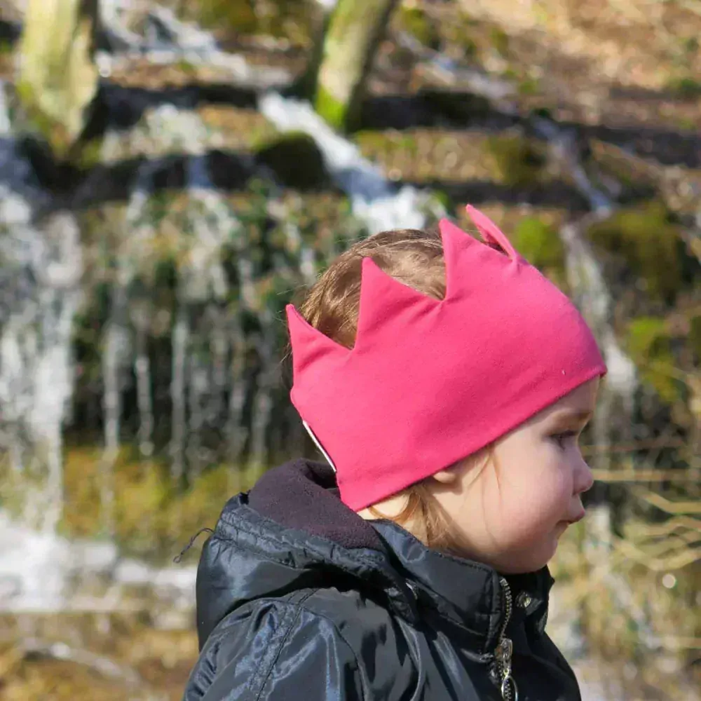 Čelenka korunka ČERVENÁ